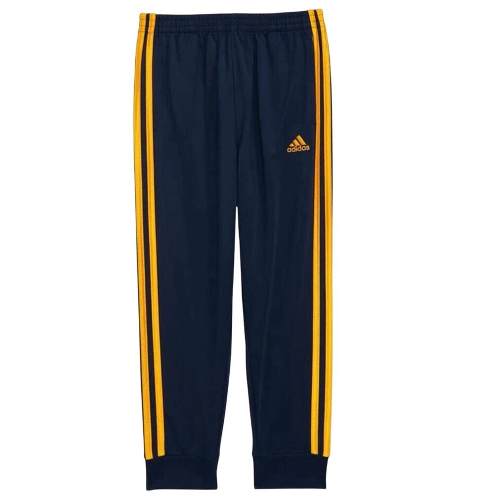 Adidas Boca Juniors colors Originals kids Tricot Joggers In Navy/ Yellow SZ M